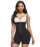 Seamless black full body shaper