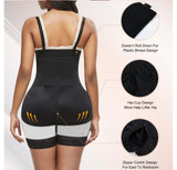 Seamless black full body shaper